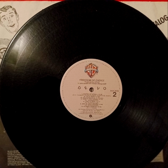 Devo Freedom of Choice Limited Edition Club Version LP 1st Pressing - Picture 8 of 9